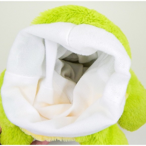 Spark Create Imagine Green Frog Croaking Ribbit Sound Plush Hand Puppet - Picture 7 of 9